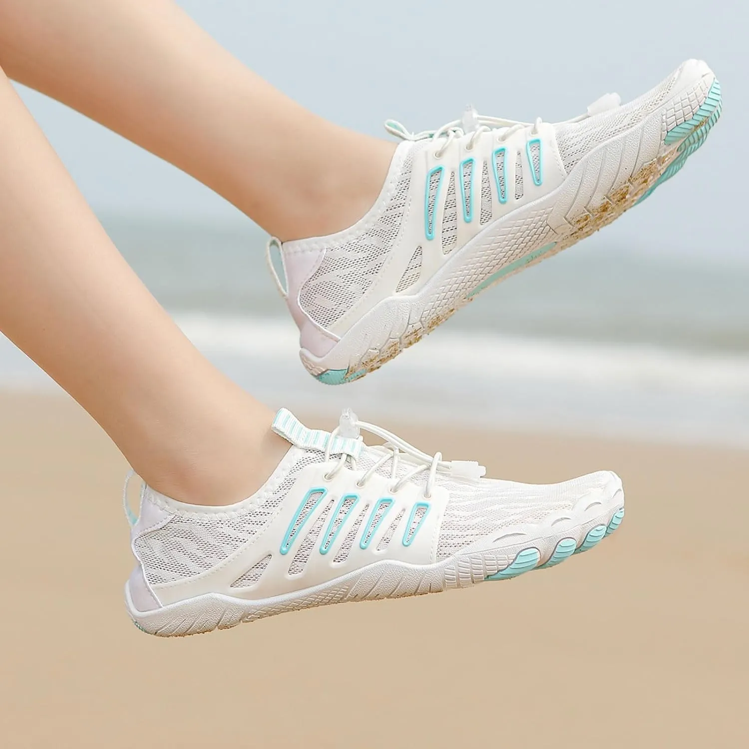 Womens Mens Hiking Footwear Quick Dry Water-Resistant Beach Shoes,Wide Toe Box&Zero Drop Trail Running Shoes,Lightweight Non-Slip Healthy Breathable Barefoot Footwear for Fishing Hunting