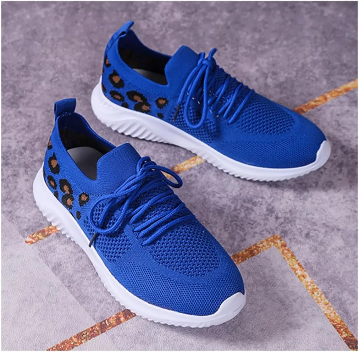 Womens Slip On Walking Shoes Non Slip Running Shoes Knitted Mesh Breathable Sneakers Athletic Tennis Sneakers Mesh Workout Casual Outdoor Leisure Sports Shoes