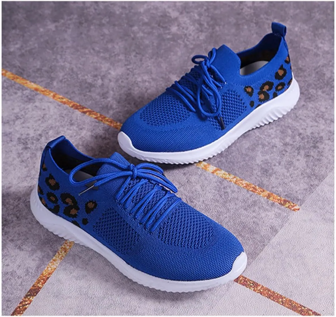 Womens Slip On Walking Shoes Non Slip Running Shoes Knitted Mesh Breathable Sneakers Athletic Tennis Sneakers Mesh Workout Casual Outdoor Leisure Sports Shoes
